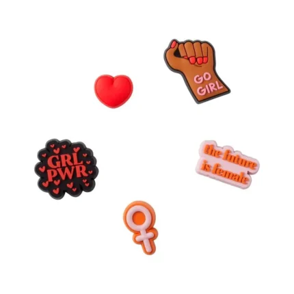 Jibbitz™ Go Girl Pack com 5 Peças
